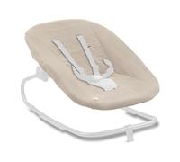 hauck Housse Transat pour Siege Chaise Bebe Highchair Bouncer (Eco) (non Compatible avec autres Modèles), Coton, avec Élastique et Fentes pour Harnais 5 Points, Lavable à 60° - Beige
