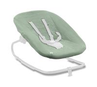 hauck Housse Transat pour Siege Chaise Bebe Highchair Bouncer (Eco) (non Compatible avec autres Modèles), Coton, avec Élastique et Fentes pour Harnais 5 Points, Lavable à 60° - Vert Sauge