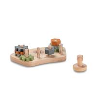 hauck Jouet en Bois Bebe Play Repairing S - Compatible avec Plateau de Jeu hauck Play Tray pour Chaise Haute Bébé Evolutive Alpha+, Beta+ ou Arketa, Dès 10 Mois (Engrenages et Écrous)