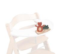 hauck Jouet en Bois Bebe Play Shaking S - Compatible avec Plateau de Jeu hauck pour Chaise Haute Bébé Evolutive Alph Bet ou Arketa, Coordination Œil-main, Dès 6 Mois, Ours