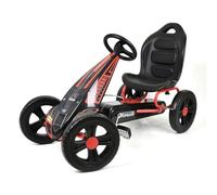 Kart à pédales Cyclone rouge Orange