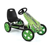 hauck - Kart a Pedale GoKart Speedster, Avec Frein à Main et Siège Baquet Réglable -Utilisable de 4 à 8 Ans - Vert