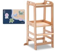 hauck Learn N Explore Natural Tour d'apprentissage avec Puzzle N Fit - Naturel