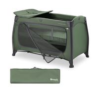 hauck Lit Parapluie avec Table à Langer Play N Relax Center, Dark Green