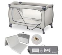 hauck Lit Parapluie Bébé Sleep N Easyfold I Pliage Ultra Rapide - Dark Grey