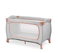 hauck Lit Parapluie Bebe Sleep N Play Go Plus, Grande Ouverture Latérale pour Jouer, Pliable, Compact, Sac de Transport, de la Naissance à 15 kg, Dusty Cork