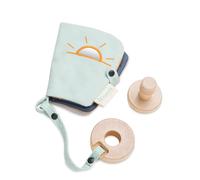 hauck Livre Bébé en Tissu Play Reading S - Jouet Bebe Compatible avec Plateau de Jeu hauck Play Tray pour Chaise Haute Bébé Evolutive Alpha+, Beta+ ou Arketa, Dès 0 Mois, Animaux