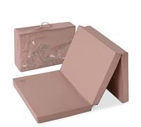 hauck Matelas Lit Parapluie Bébé 120x60x5 cm Disney Sleeper - Compatible Dream N Play Plus, Sleep N Play Go Plus, Play N Relax Center - Compact, Sac de Transport, Bambi Rose