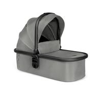hauck Nacelle Bébé pour Poussette Double Grow N Care Dark Grey | Dès la naissance jusqu’à 9 kg, position anti-reflux, capote XL UPF 50+, matelas réversible mesh et coton, pliable