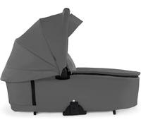 hauck Nacelle Walk N Care Carrycot, dès la Naissance, Facile à Fixer sur Poussette et à Enlever avec Boutons à Memoire, Fenêtre Panoramique XXL, UPF 50+, Pliable, Gris Foncé