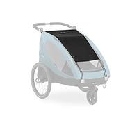 hauck Pare-Soleil pour Remorque Velo - Protection UV 50+ - Enroulable, Fixation Facile - Compatible Dryk Duo et Duo Plus, 74 x 50 cm