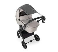 hauck Pare-Soleil Universel pour Bébé avec Protection Solaire 50+, Réglable, Pliable, Compatible avec Poussette, Landau, Nacelle - gris