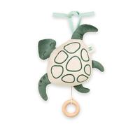 hauck Peluche Musical Bebe Cuddle N Sleep à Accrocher, Doudou avec Boite a Musique Amovible avec Berceuse de Brahms (Durée 2min) - Tortue