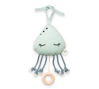 hauck Peluche Musical Bebe Cuddle N Sleep à Accrocher, Doudou avec Boite a Musique Amovible avec Berceuse de Brahms (Durée 2min) - Méduse