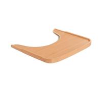 hauck Plateau Bebe Repas pour Chaise Haute Bébé Alpha+ & Beta+ - Tablette Alpha Wooden Tray 6-36 Mois, Bois de Hêtre FSC, Bord Surélevé - Naturel
