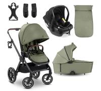 hauck Poussette 3 en 1, Nacelle et Siège Auto Comfort N Care Trio Set Olive