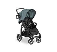 hauck Poussette Bebe Rapid 4D Roues Caoutchouc, Pliage 1 Main, Jungle Green | Position allongée dès la naissance jusqu’à 22 kg, capote UPF 50+, poignée réglable, porte-gobelet