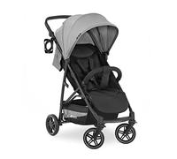 hauck Poussette Canne Rapid 4R Plus, de la Naissance à Environ 3 Ans, Pliable, Compact, Inclinable, Pare Soleil Protection UV 50+, Porte-Gobelet, Grand Panier, Gris