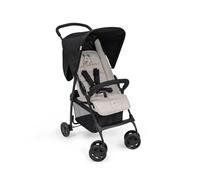 hauck Poussette Canne Sport Disney Mickey et Minnie - Ultra Légère 5,9 kg - Dès la Naissance Jusqu’à 15 kg - Pliage Compact - Dossier Inclinable - Grand Panier 3 kg - Noir