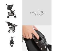 HAUCK - Poussette canne - SPORT - Pliable & inclinable - Capote Pare-Soleil - 4 roues - Winnie Beige