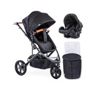 Hauck Poussette Combinée Trio Pack Pacific 3 Roues - Caviar Multicolore