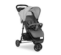 hauck Poussette Compacte 3 Roues Citi Neo 3, dès Naissance jusqu'à 22 kg, Pliable à 1 Main, Inclinable, Légère 7,3 kg, Porte-Gobelet, Grand Panier 3 kg, Gris