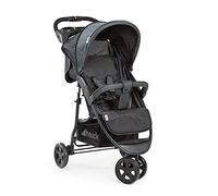 hauck Poussette Compacte 3 Roues Citi Neo II - Noir | Dès la naissance jusqu’à 22 kg I Pliable à une main, inclinable, légère 7,3 kg, inclus porte-gobelet, grand panier 3 kg
