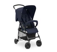 hauck Poussette Compacte Citadine Sport - Ultra Légère Seulement 5,9 kg, Pliable et Inclinable, Jusqu'à 15 kg, Capote Pare-Soleil, Grand Panier 3 kg, Bleu Foncé