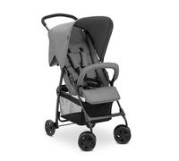 hauck Poussette Compacte Citadine Sport - Ultra Légère Seulement 5,9 kg, Pliable et Inclinable, Jusqu'à 15 kg, Capote Pare-Soleil, Grand Panier 3 kg, Gris