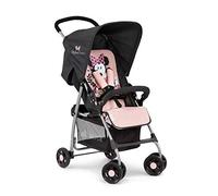hauck Poussette Compacte Citadine Sport - Ultra Légère Seulement 5,9 kg, Pliable et Inclinable, Jusqu'à 15 kg, Capote Pare-Soleil, Grand Panier 3 kg, Minnie Sweetheart