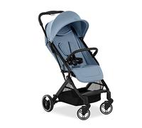 hauck Poussette Compacte, Pliable une Main, Travel N Care Plus Dusty Blue | Poussette légère avec sangle de transport I Position allongée dès la naissance jusqu’à 22 kg, UPF 50+, coussin tête, roues PU