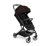 hauck Poussette Compacte Travel N Care, Leo Noir - dès la Naissance jusqu’à 22 kg - Poussette Légère 6,9 kg - Inclinable - Pliage Facile - UPF 50+ - Roues EVA - Panier 3 kg