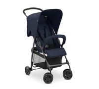 hauck Poussette Compacte Citadine Sport - Ultra Légère Seulement 5,9 kg, Pliable et Inclinable, Jusqu'à 15 kg, Capote Pare-Soleil, Grand Panier 3 kg, Bleu Foncé