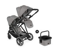 Hauck - Poussette double jumeaux Grow N Care Dark Grey
