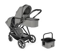 hauck Poussette Double pour Bébé et Jeune Enfant Grow N Care Set Dark Grey