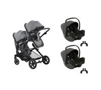 HAUCK - Poussette Jumeaux Atlantic Twin 2 I-snug 2