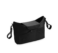 hauck Pushchair Bag, Noir - Sac de Rangement Poussette et Landau - 35 x 10 x 22 cm - Organisateur avec Porte Biberon et Boisson, Facile d'Accès, Fixation Rapide