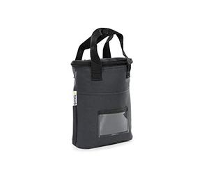 Hauck Sac Isotherme Biberon Refresh Me 2 - Gris | Sac isotherme bébé pour 2 biberons, chaud et froid I Pochette thermos nomade avec poche filet