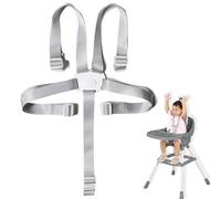 Hauck Sangle de chaise haute - Sangle à 5 points - Pour chaise haute Hauck - Système de retenue universel pour enfant - Ceinture de sécurité pour bébé - Poussette - Chaise haute - Ceinture de sécurité