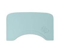 hauck Set de Table Enfant pour Plateau Bebe Repas en Bois Wooden Tray Alpha Plus et Beta Plus, 100% Silicone Alimentaire, Lavable au Lave-Vaisselle, Facile à Ranger, Lion Vert Menthe