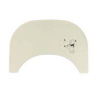 hauck Set de Table Enfant Silicone, Compatible Plateau Bebe Repas Alpha Click Tray pour Chaise Haute Bébé en Bois Alpha+ et Beta+, Lavable, Antidérapant, Anti-salissures, Beige Winnie L'Ourson