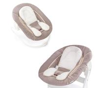 Hauck Siège bébé & réhausseur 2‑en‑1 Alpha Bouncer – Jusqu'à 9 kg, Harnais 3 pts, Stretch Beige