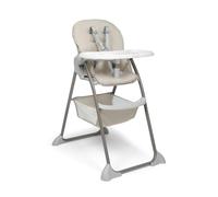 Hauck Chaise haute bébé Sit N Fold – pliable, dès 6 mois jusqu'à 15 kg, harnais 5 points, beige