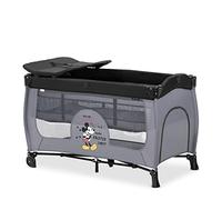Hauck Sleep N Play Center Lit de Voyage Mickey Mouse - Pliable et Compact - avec Matelas à Langer et Sac de Voyage - 120 cm x 60 cm - Dès la Naissance - 15 kg