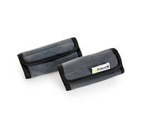 hauck Smooth Me Protege Ceinture pour Cosy et Siege Auto Bebe, Protection Sangle Siège-auto Universelle, Fixation avec Scratch, Inclus 2 x Pièces, 13 x 6 cm, Gris