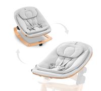 Hauck - Transat en bois Highchair Bouncer Eco Light-grey