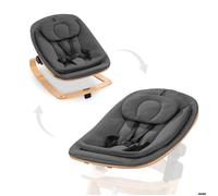 HAUCK - Transat Chaise Haute 3 en 1 Eco Deep Grey