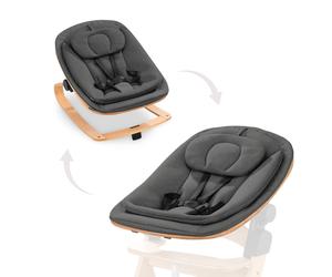 Hauck - Transat en bois Highchair Bouncer Eco - Deep Grey