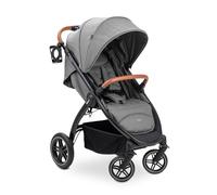 hauck Uptown Poussette Compacte Gris Chiné - dès la Naissance avec Dossier Inclinable, Siège Large jusqu’à 22 kg, Roues Caoutchouc, Suspension, UV 50+, Pliable, Hauteur Réglable, Grand Panier