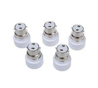 Haude Adaptateur de Convertisseur de Douille de Base D'Ampoule de Lampe B22 À GU10. Paquet de 5